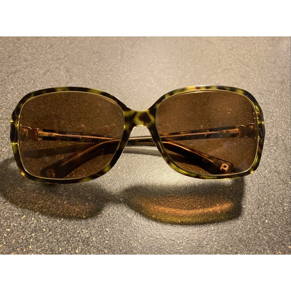 Coach Womens Eyeglass FRAMES ONLY HC8009 L020 Frances Tortoise Crystal 57-15-135